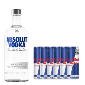 Absolut + 6 Red Bull