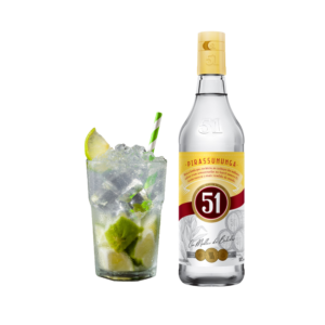 Caipirinha de Limão com Cachaça 51