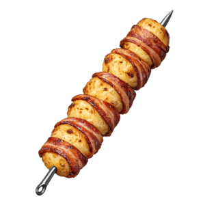 Espeto de Mandioca com bacon